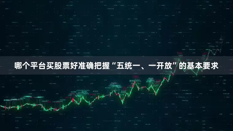 哪个平台买股票好准确把握“五统一、一开放”的基本要求