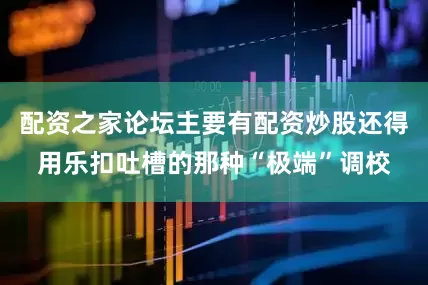 配资之家论坛主要有配资炒股还得用乐扣吐槽的那种“极端”调校