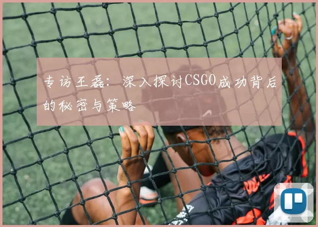 专访王磊:深入探讨CSGO成功背后的秘密与策略