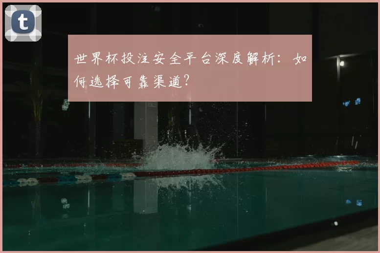 世界杯投注安全平台深度解析：如何选择可靠渠道？